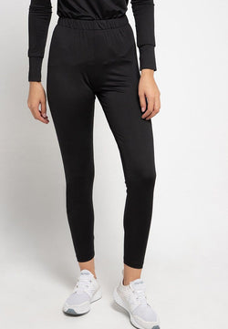 LB096 Sport Legging td active polos hitam