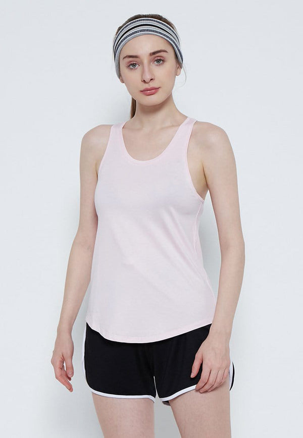 Td Active LSC03 YBC yoga sleeveless polos light pink