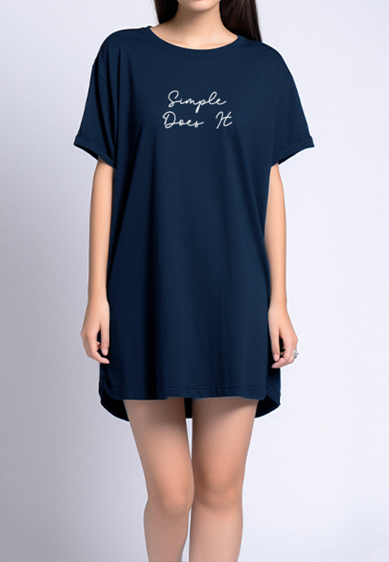 Third Day LTC02 LD lds simple does it sign nvy long dress ladies Navy