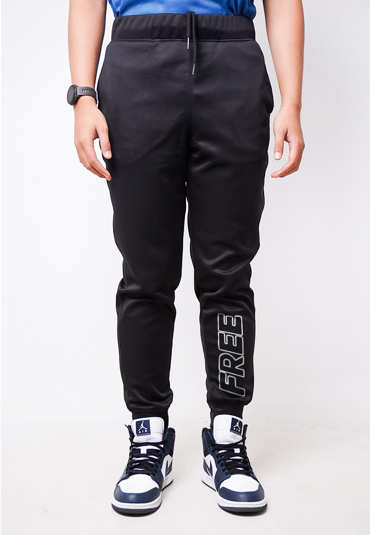 MC044 Celana Jogger Panjang Scuba "free" hitam