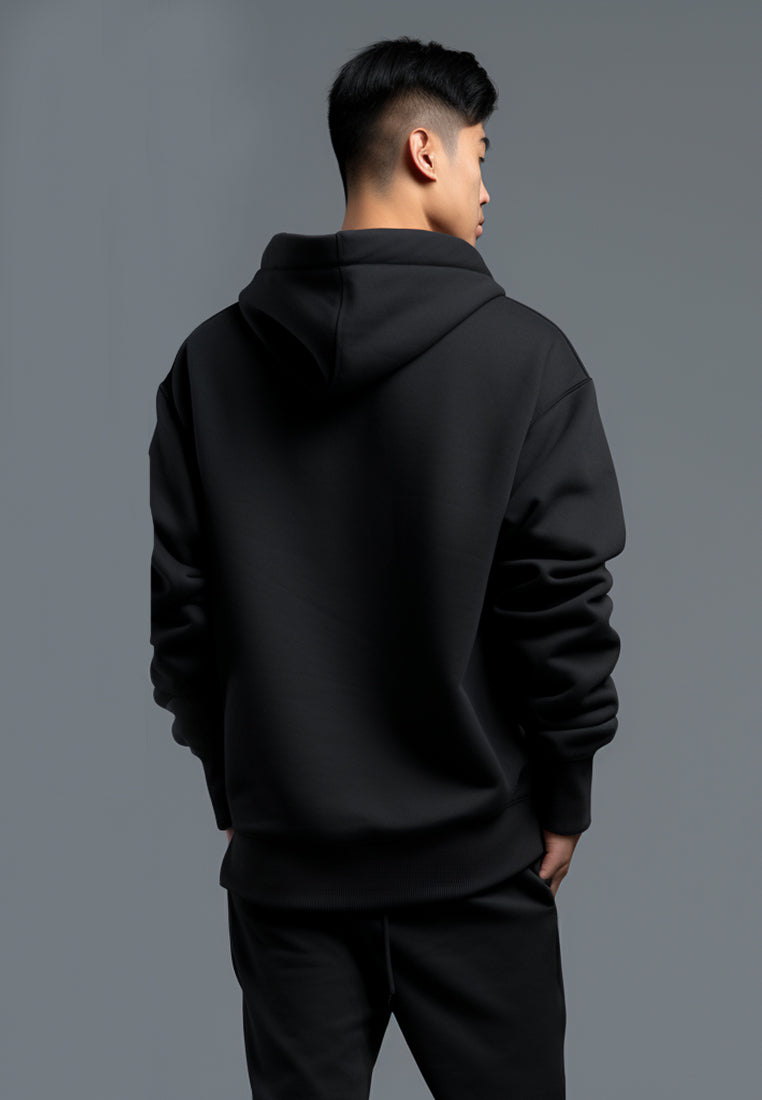 MO109C hoodies dj rock futuristic blk Hoodie Hitam