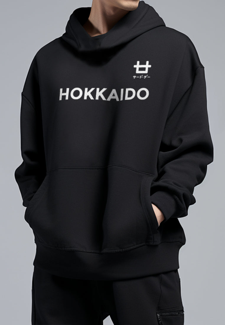 Third Day MO110B hoodies hokkaido logo blk Hoodie Hitam