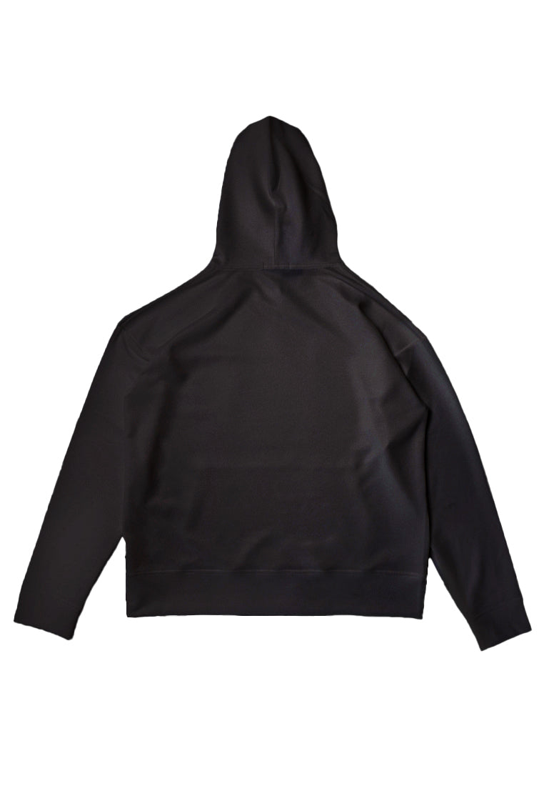 MOA54 Hoodie Premium ScubaLux Anti Air Stretch "inverted katakana ver" hitam