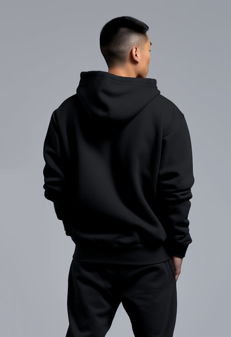 MOA47 Hoodie Pria Premium ScubaLux Adem "thdy superstar dakir" hitam