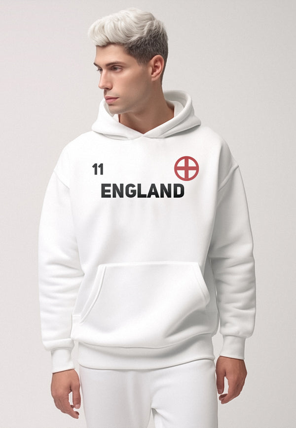 MOA60 Hoodies Premium ScubaLux Anti Kusut Waterproof "england" putih