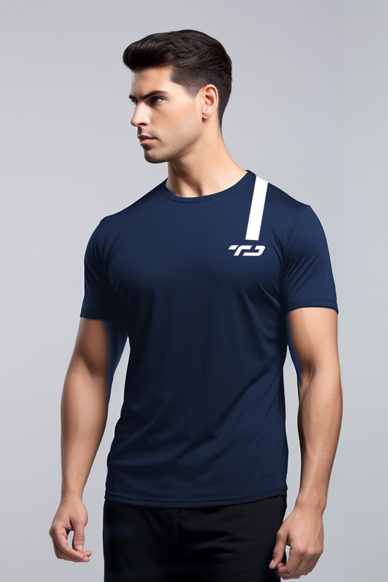 Td Active MS160 S/S Slash Td Dakir Running Jersey Navy