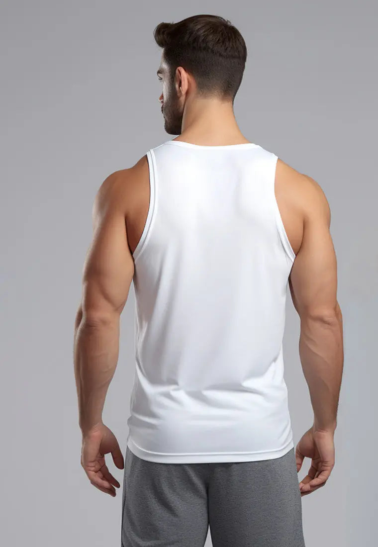 MSA54 kaos fitnes pria 4way stretch nanoamid anti bau 