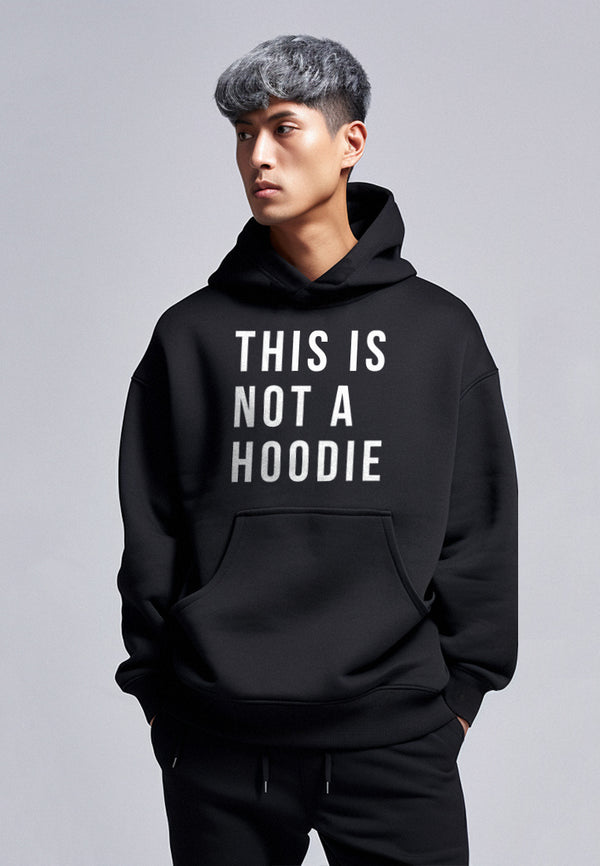 MT715N Unisex Hoodie not Hoodie Hitam