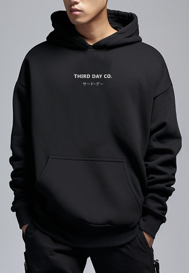 MT752P Unisex Hoodie Trddayco Hitam