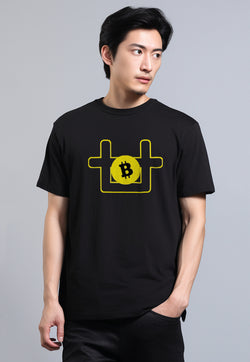 Third Day MTI60 Kaos T-Shirt Pria Instacool Thirdday X Bitcoin Hitam