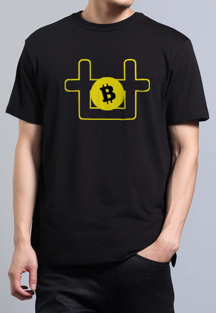 Third Day MTI60 Kaos T-Shirt Pria Instacool Thirdday X Bitcoin Hitam