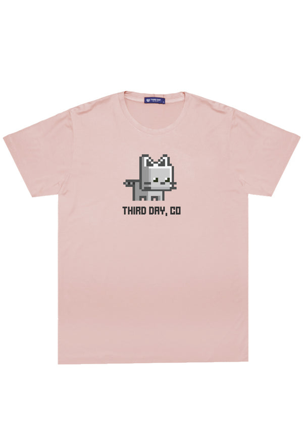 Third Day MTM52 kaos t shirt pria instacool thirdday kucing pixel pink