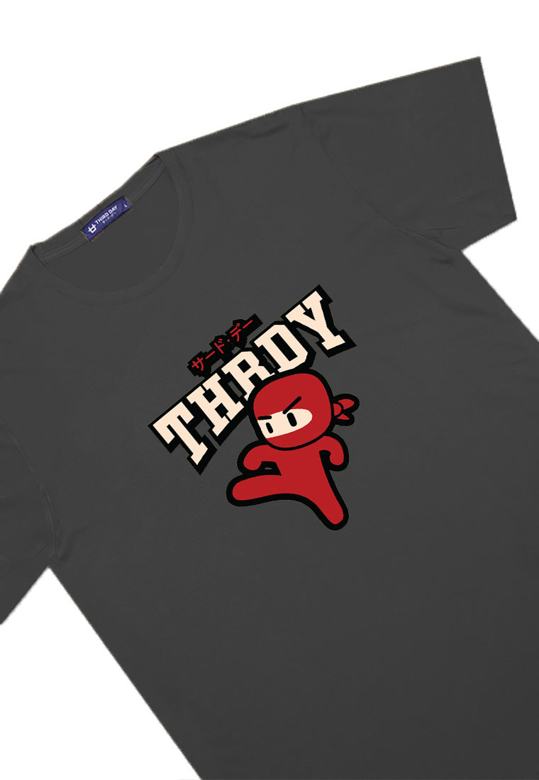 Third Day MTM63 kaos pria beige instacool thrdy ninja abu