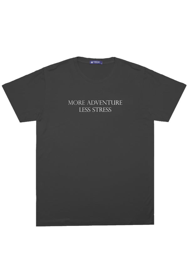 MTQ65 Third Day T shirt kaos distro jepang instacool kaos graphic tulisan "more adventure" abu