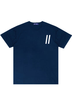 MTR15 Kaos T-Shirt Pria Instacool unisex "slash slash" navy