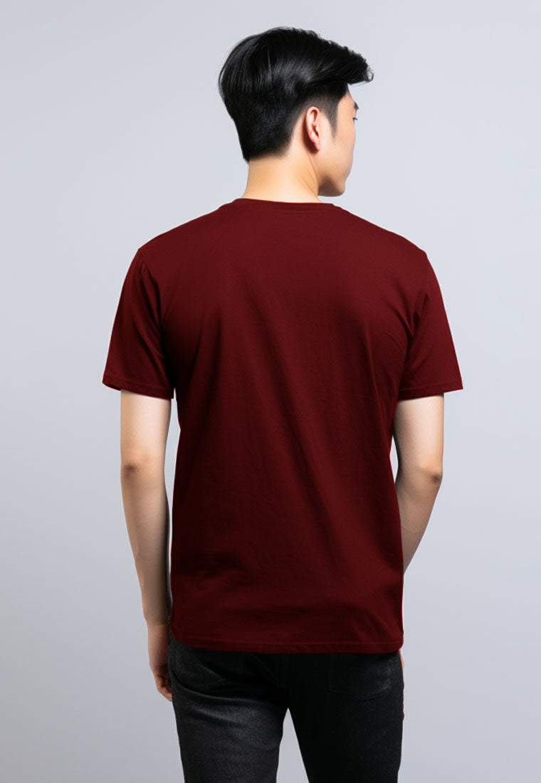 MTT77 Kaos Imlek 2025 Ular Chinese New Year "standing snake" merah maroon