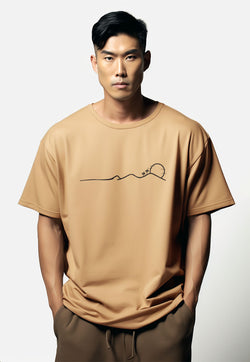 MTU73 Kaos Keren Oversize Scuba "desert" khaki