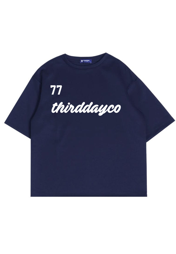 MTV28 oversize kaos unisex scubalux "77 thirddayco" navy