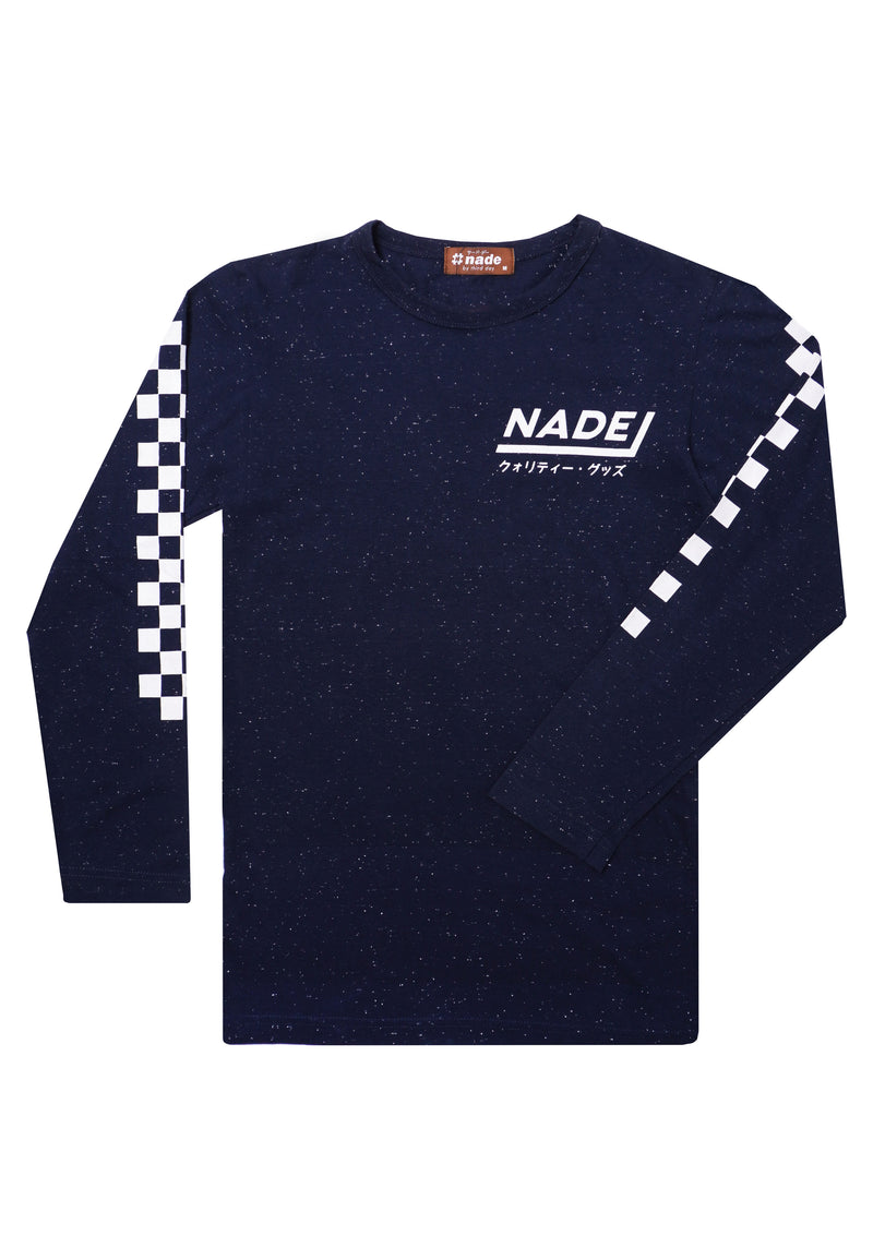 FT028W l/s Lds Nade cst one stp navy nap