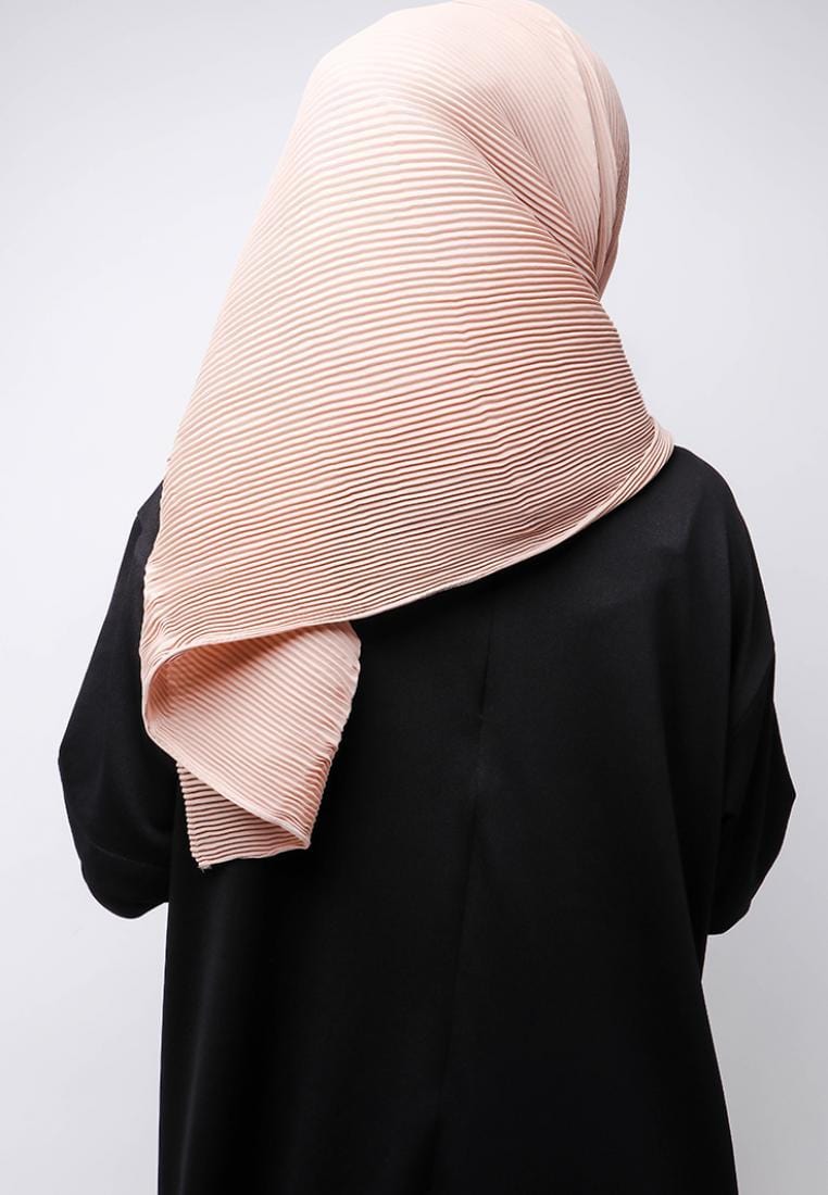 Daw Project DH049 Athena Pashmina Plisket Coklat Susu