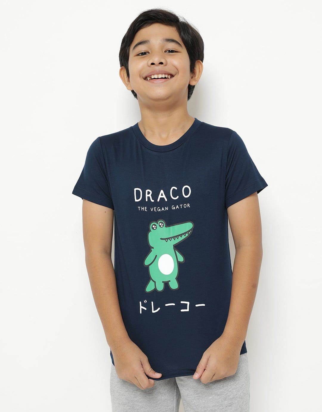 Td Kids BT166 kaos anak draco shine eyes navy