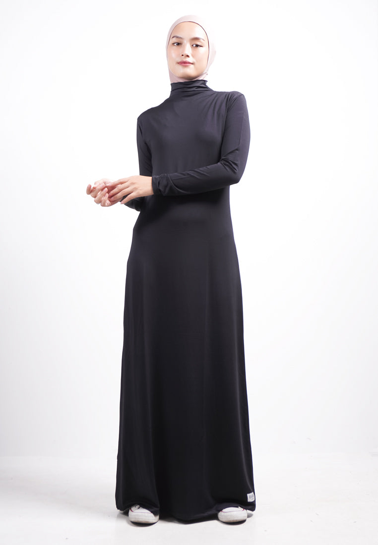 Daw Project DA013 Inner Dress Lengan Panjang Hitam