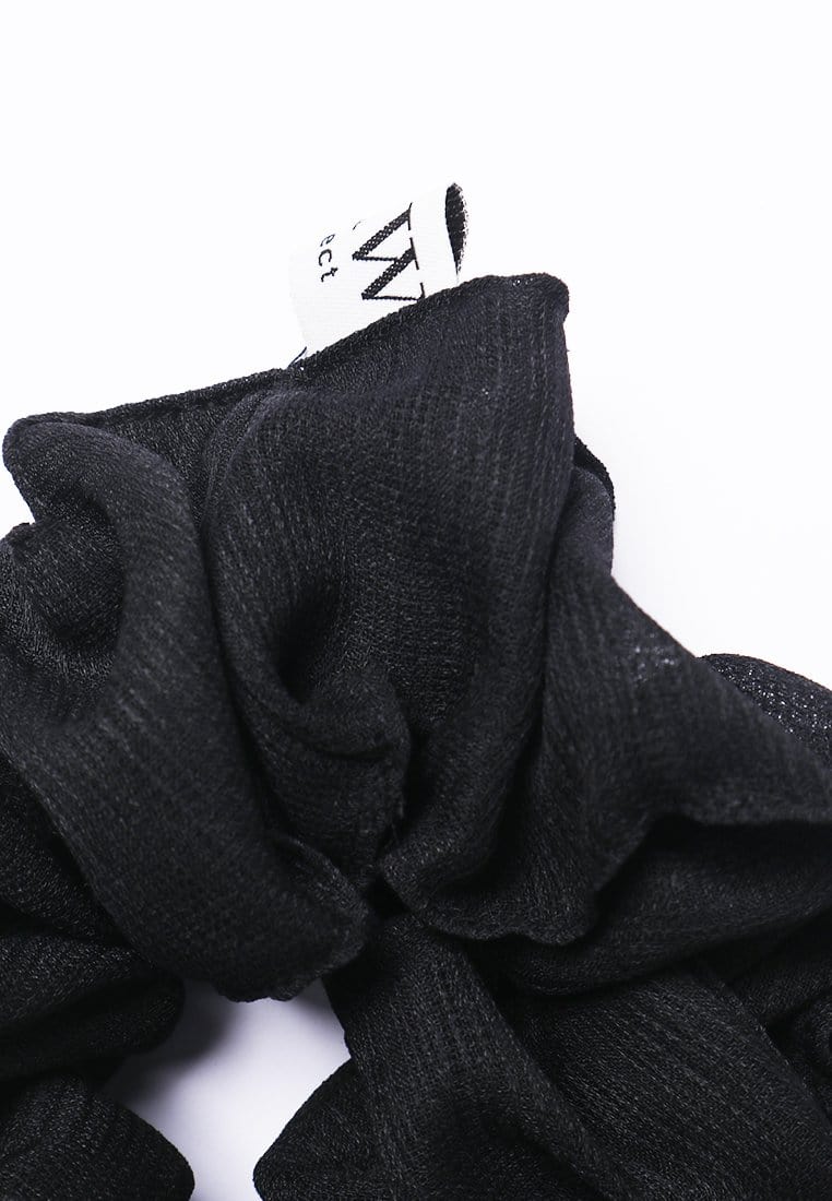 Daw Project DC012 Scrunchie Hijab Hitam