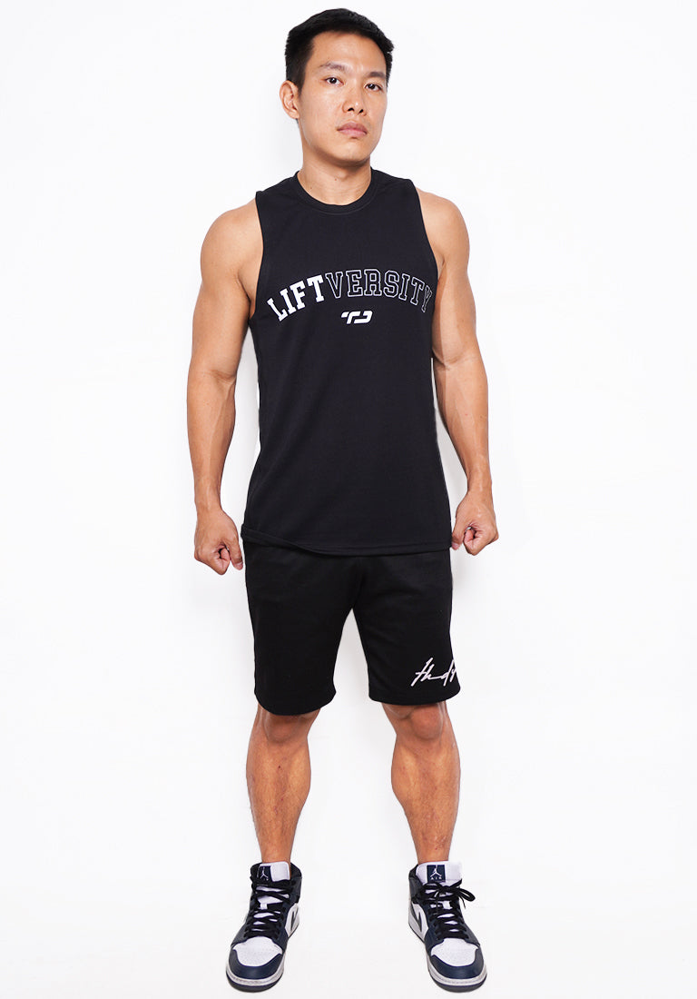 TD Active MS184 kaos gym tank top kutang singlet LIFTVERSITY hitam