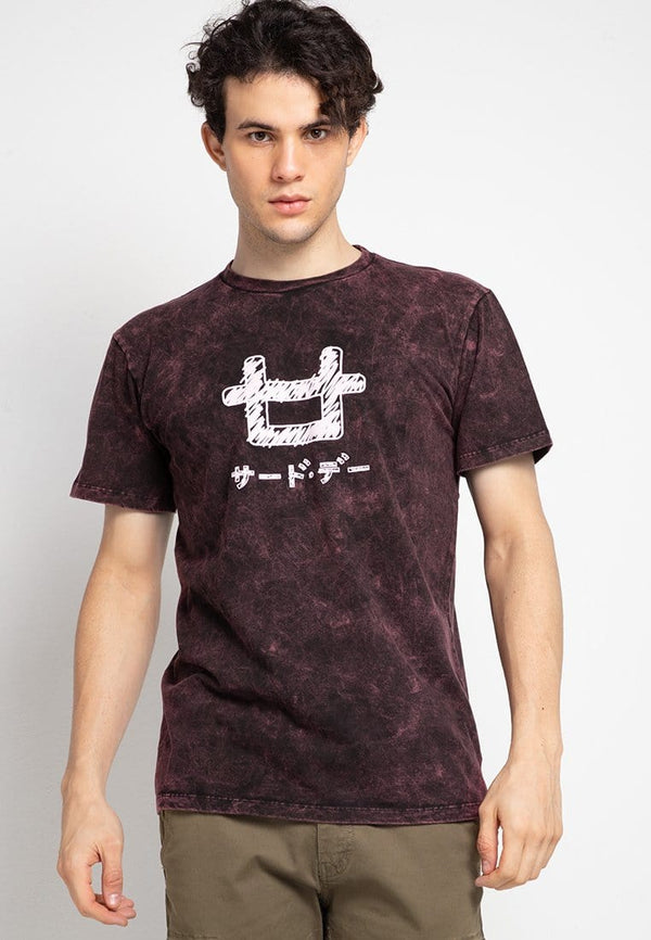 Third Day MTF43 washtees scribble mrn kaos pria Maroon