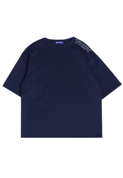 Third Day MTJ73 Kaos Oversize Distro Pria Thdy Shoulder Navy