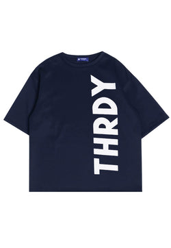 Third Day MTJ91 Kaos Oversize Distro Pria Big Thrdy Vertikal Navy