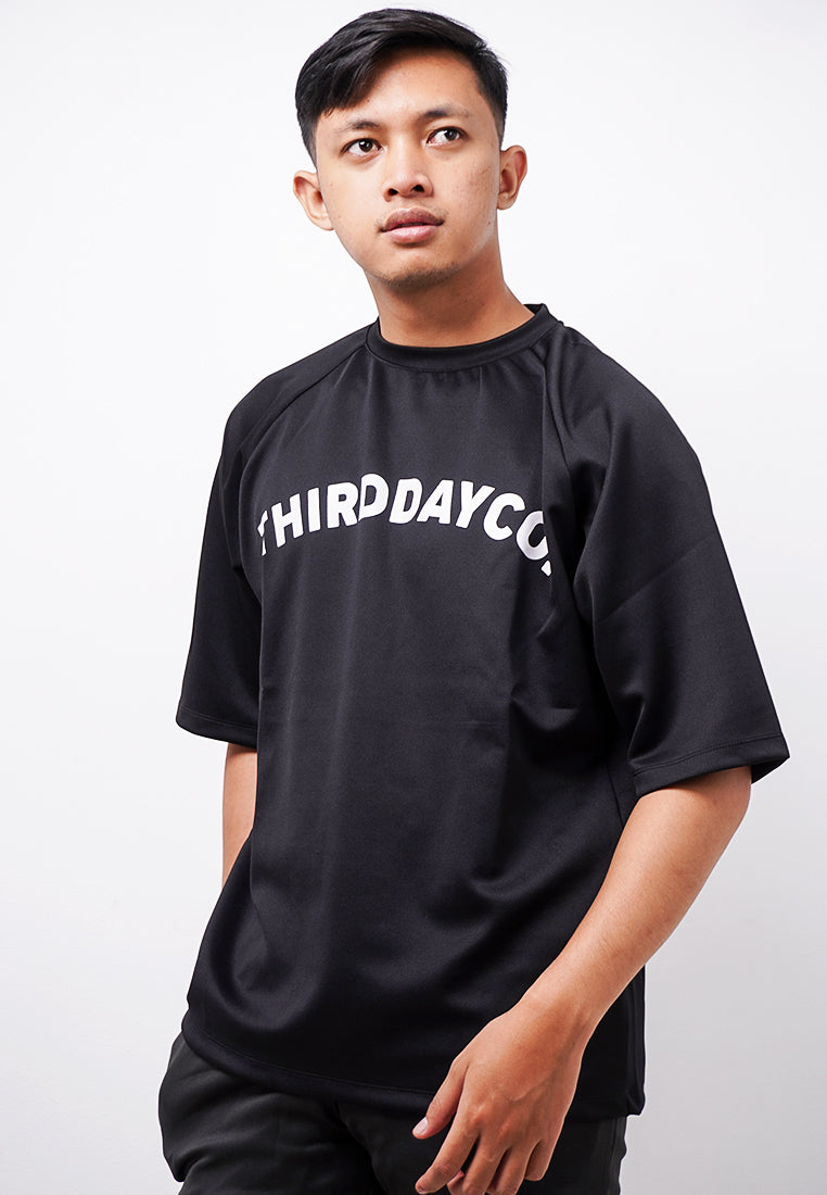 Third Day MTK02 Kaos Oversize Distro Pria Thirddayco Dateng Hitam