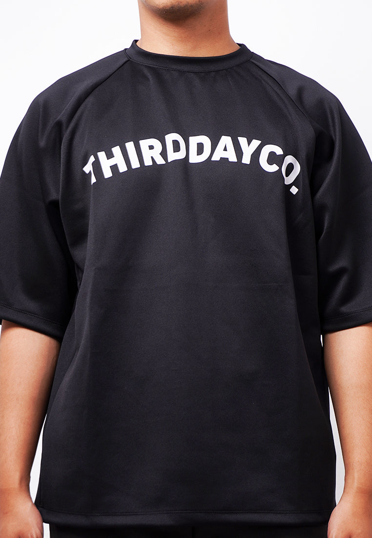 Third Day MTK02 Kaos Oversize Distro Pria Thirddayco Dateng Hitam