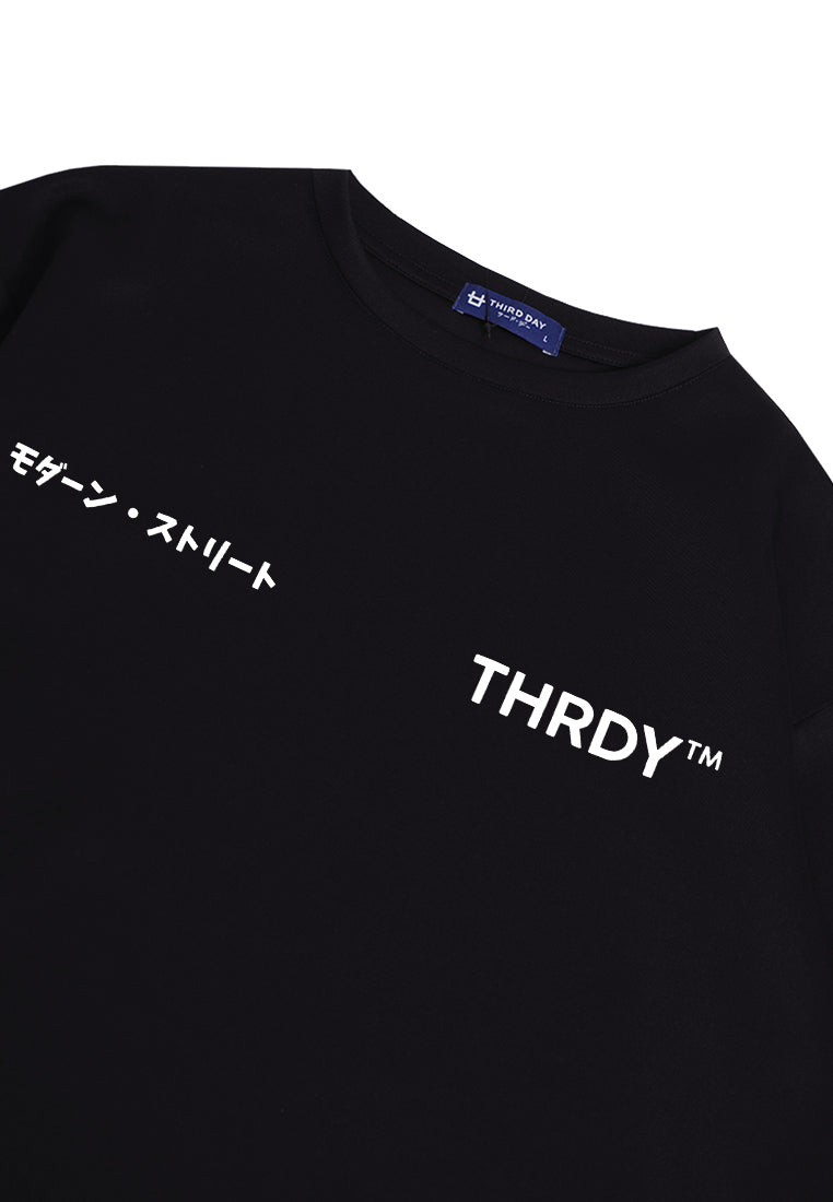 Third Day MTK62 Kaos Oversize Distro Pria THRDYtm Dakir Hitam