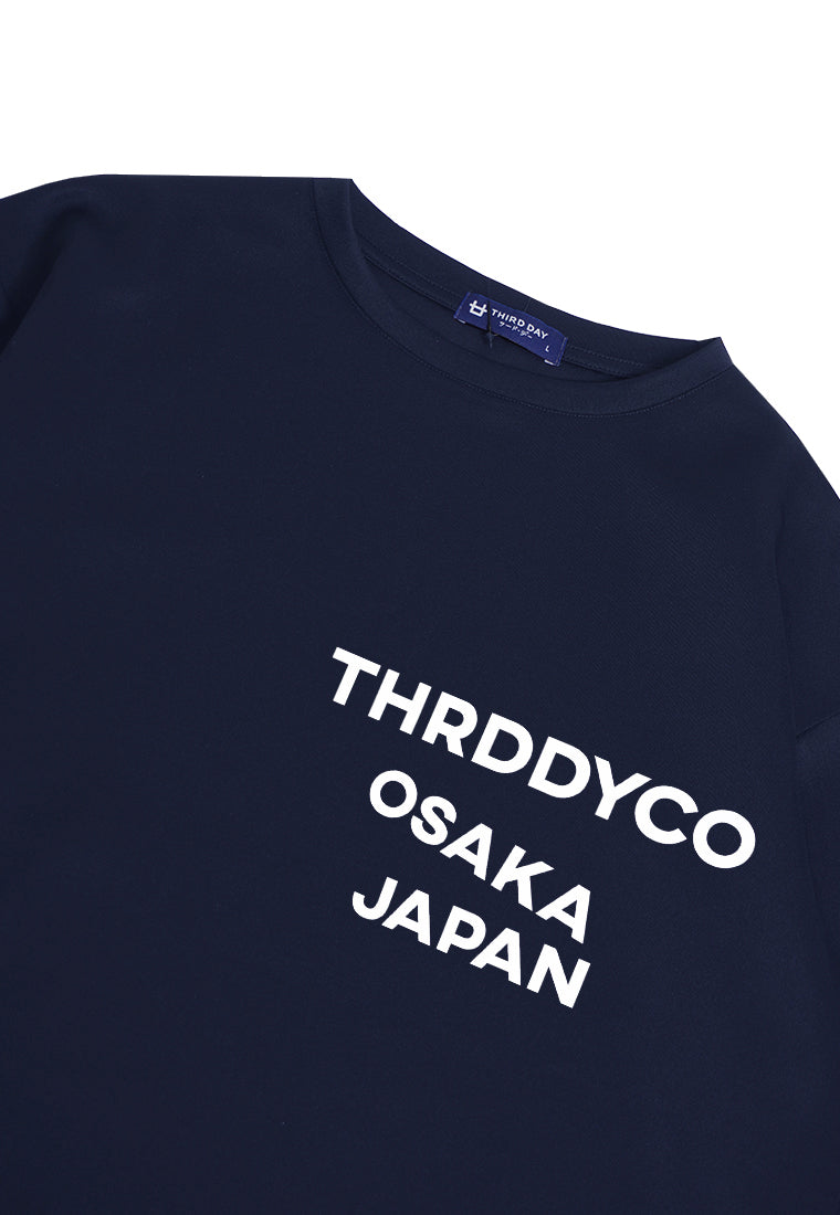 Third Day MTL01 Kaos Oversize Distro Pria Tdco Osaka Japan Dakir Navy