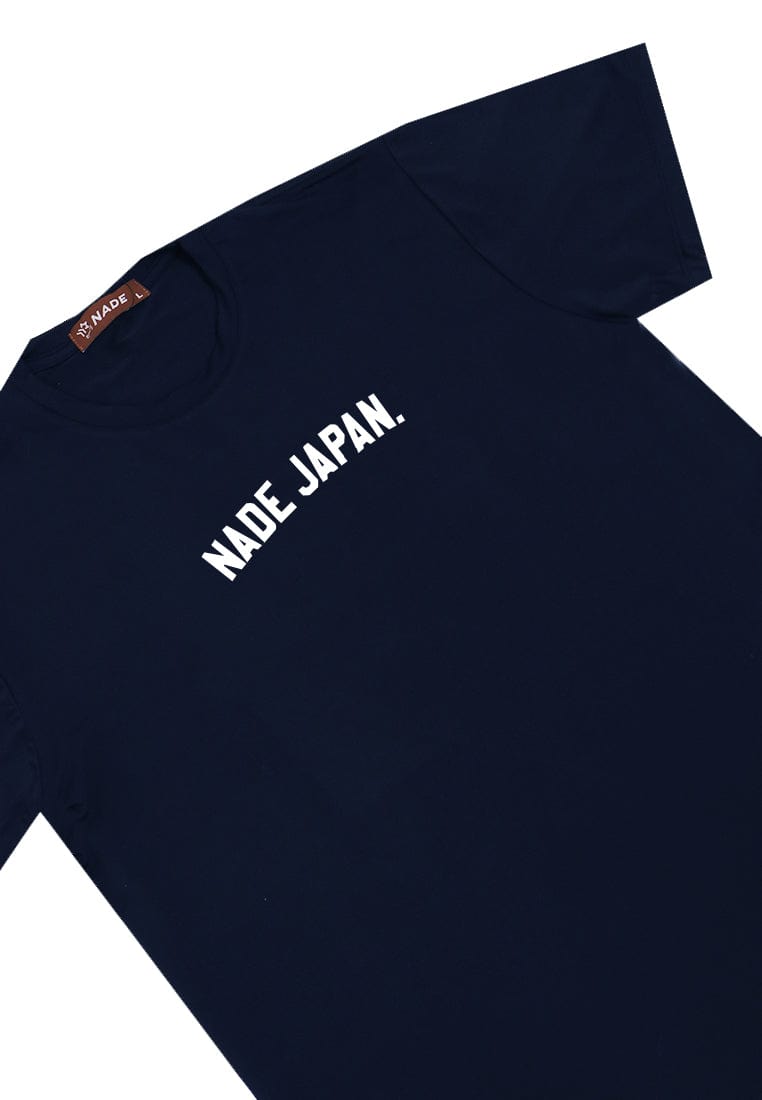 Nade NTB43 Nade Kaos Pria Tangan Pendek Nade japan Navy