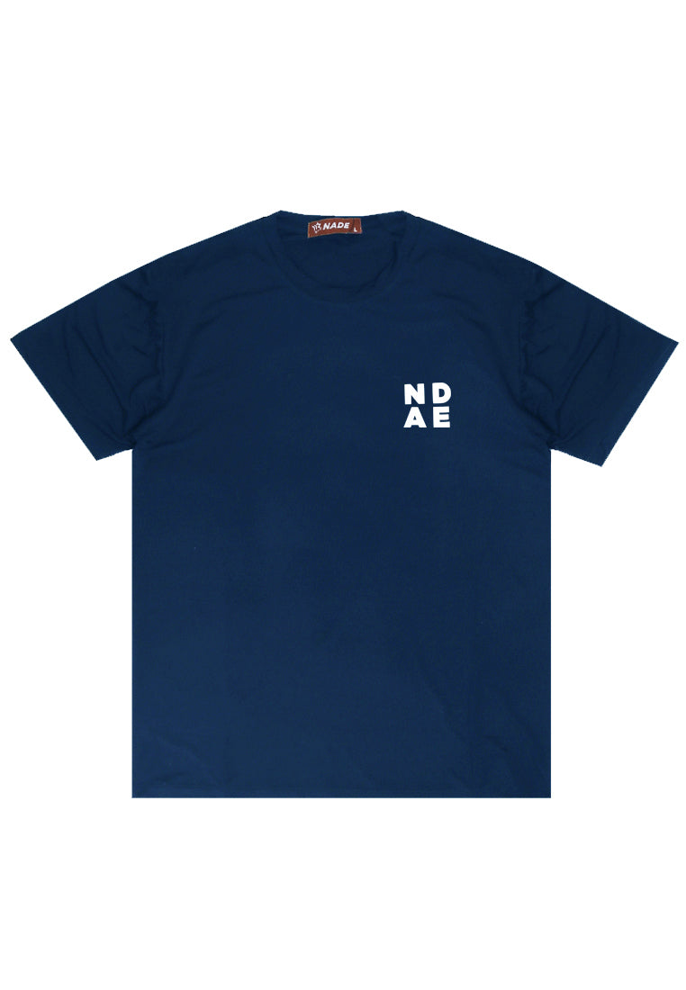 Nade NTB75 Kaos Pria Tangan Pendek Ringan Anti Kusut Nade Dakir Navy