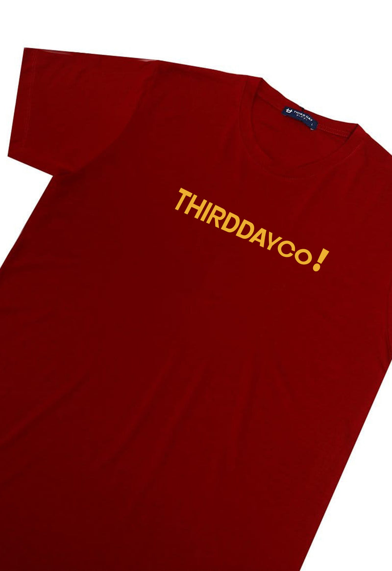 MTP68 kaos instacool adem stretch menyerap panas pria distro "thirddayco!" merah maroon