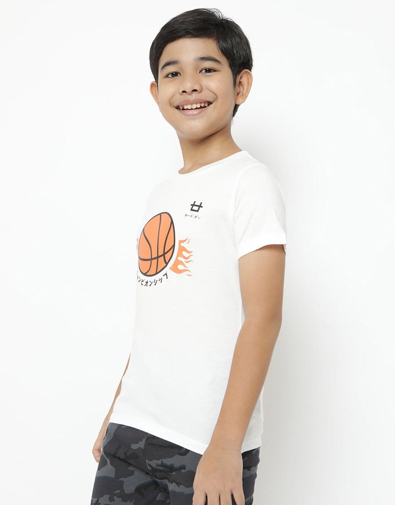 Td Kids BT177 kaos anak basket ball dakir logo putih