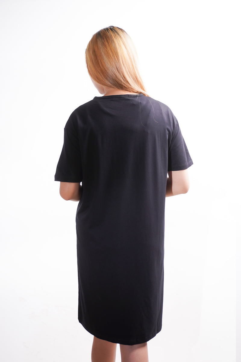 TDLA LTE40 LD long Dress simple is better hitam