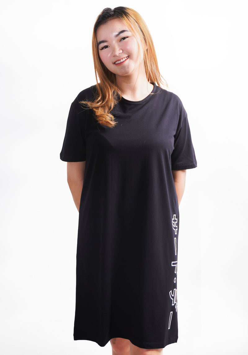 TDLA LTE41 LD long Dress katakana outline ver hitam